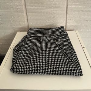 Black and white dress pants